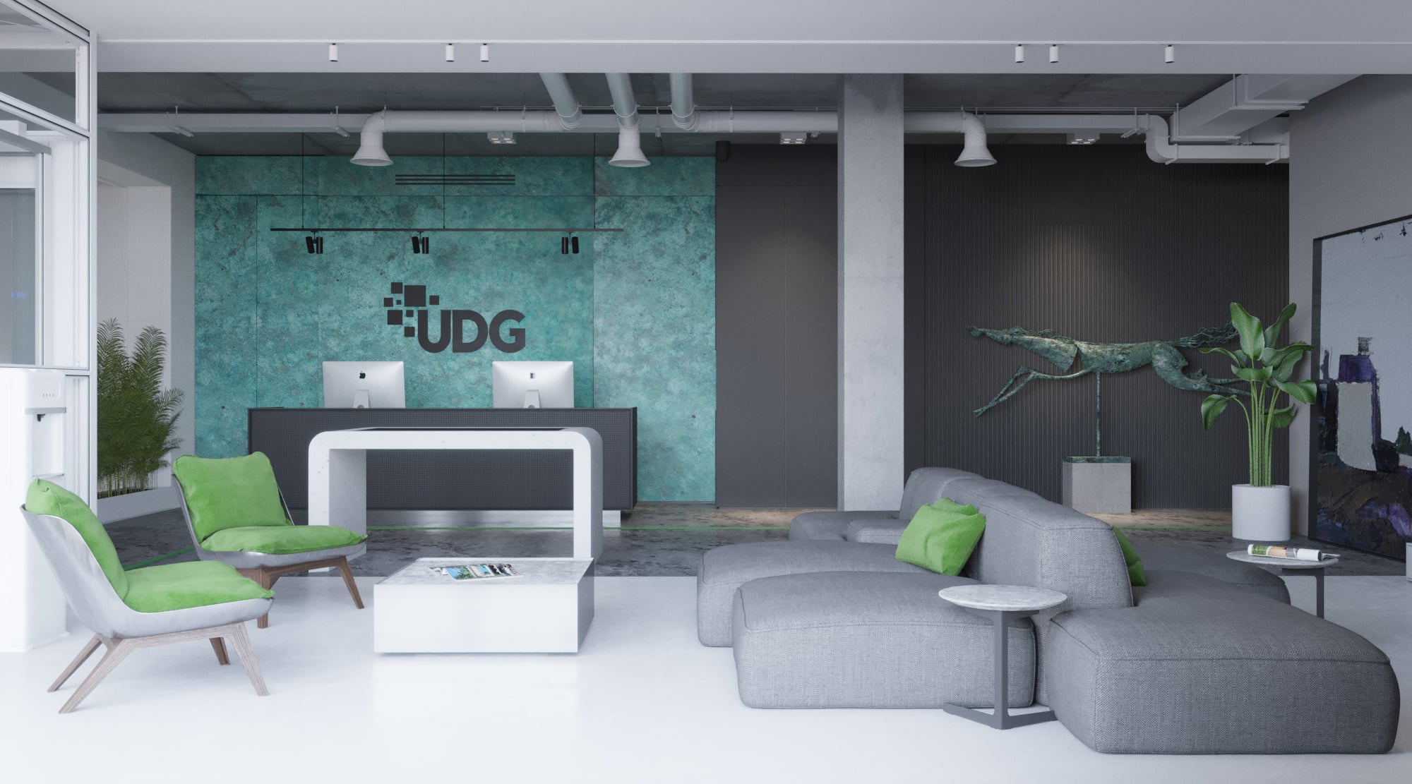 sales department interior