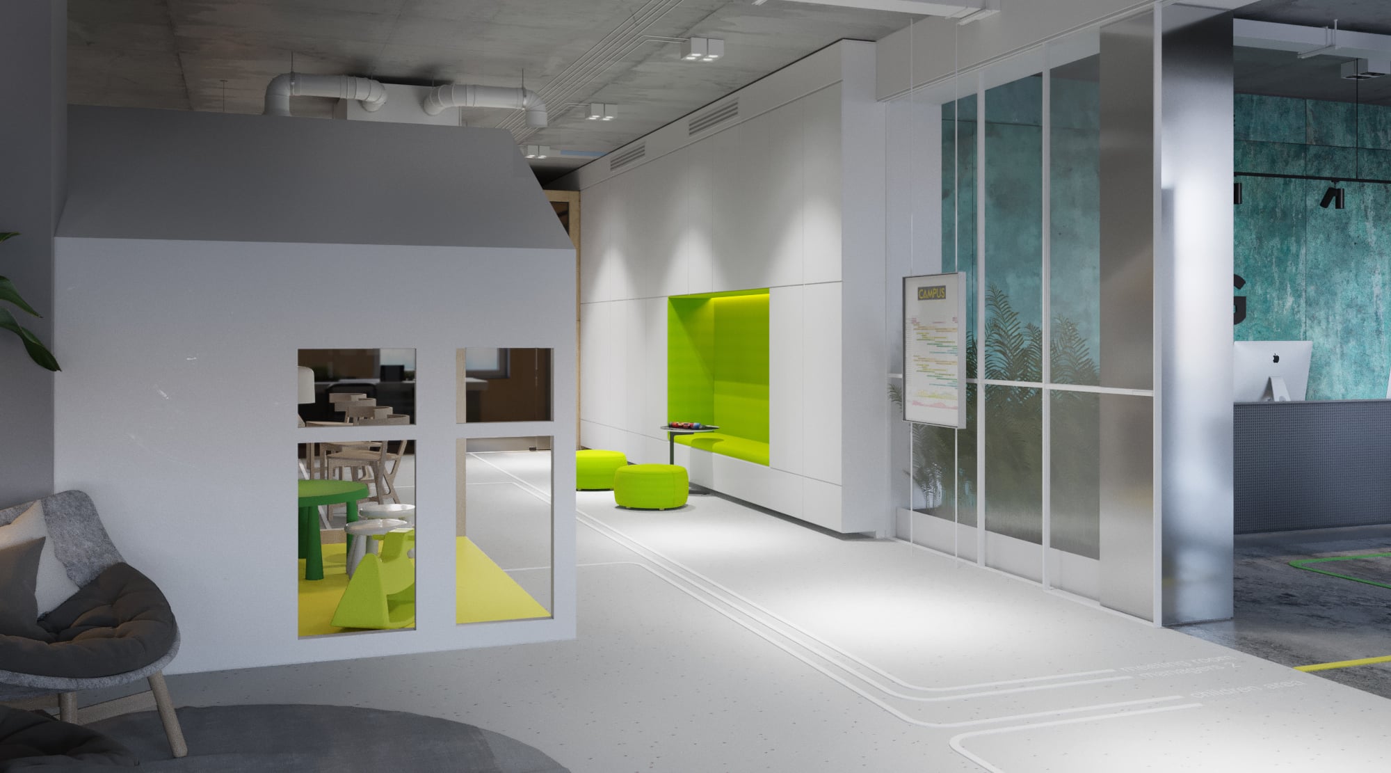 sales department interior