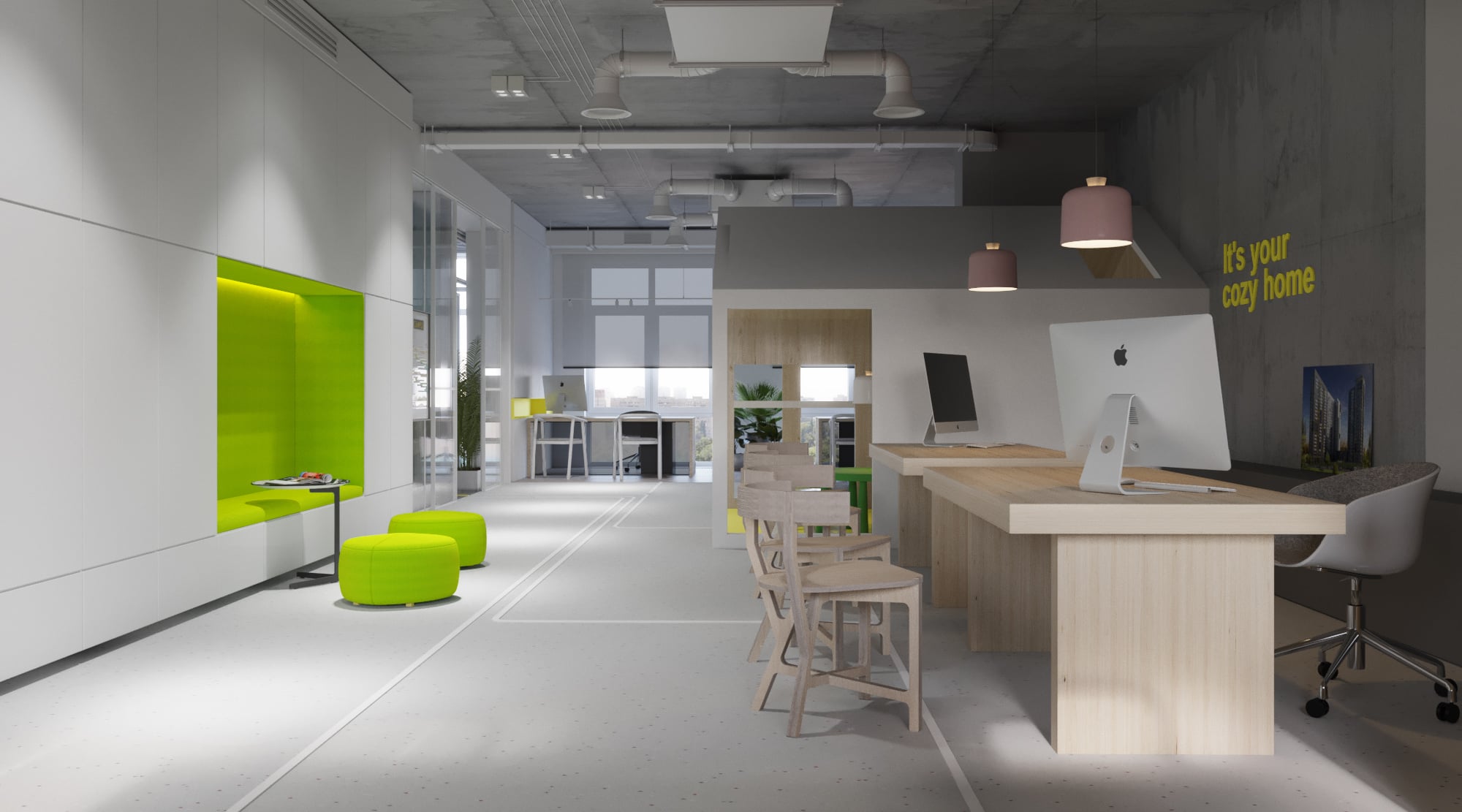 sales department interior
