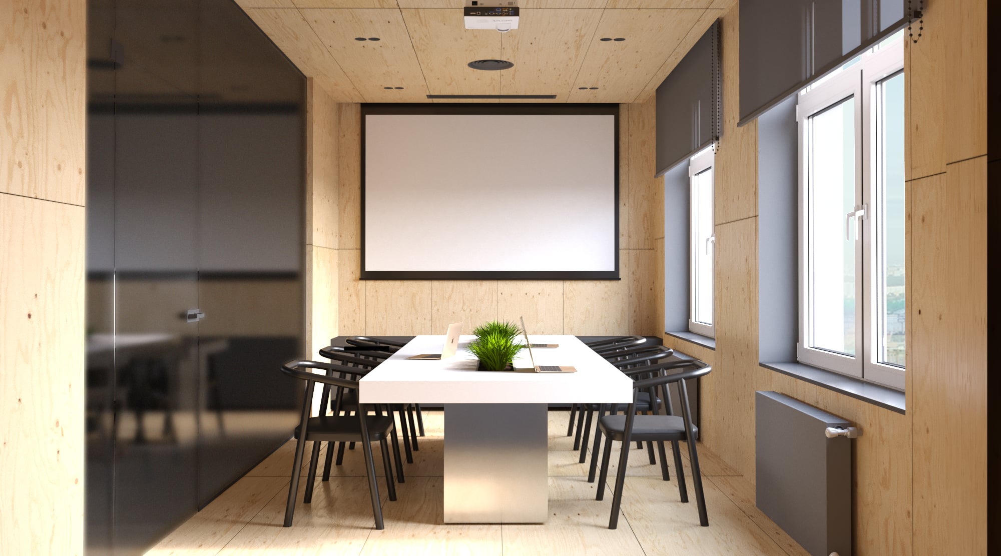 sales department interior
