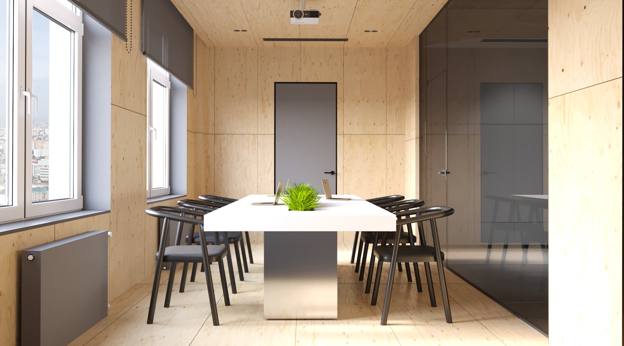 sales department interior