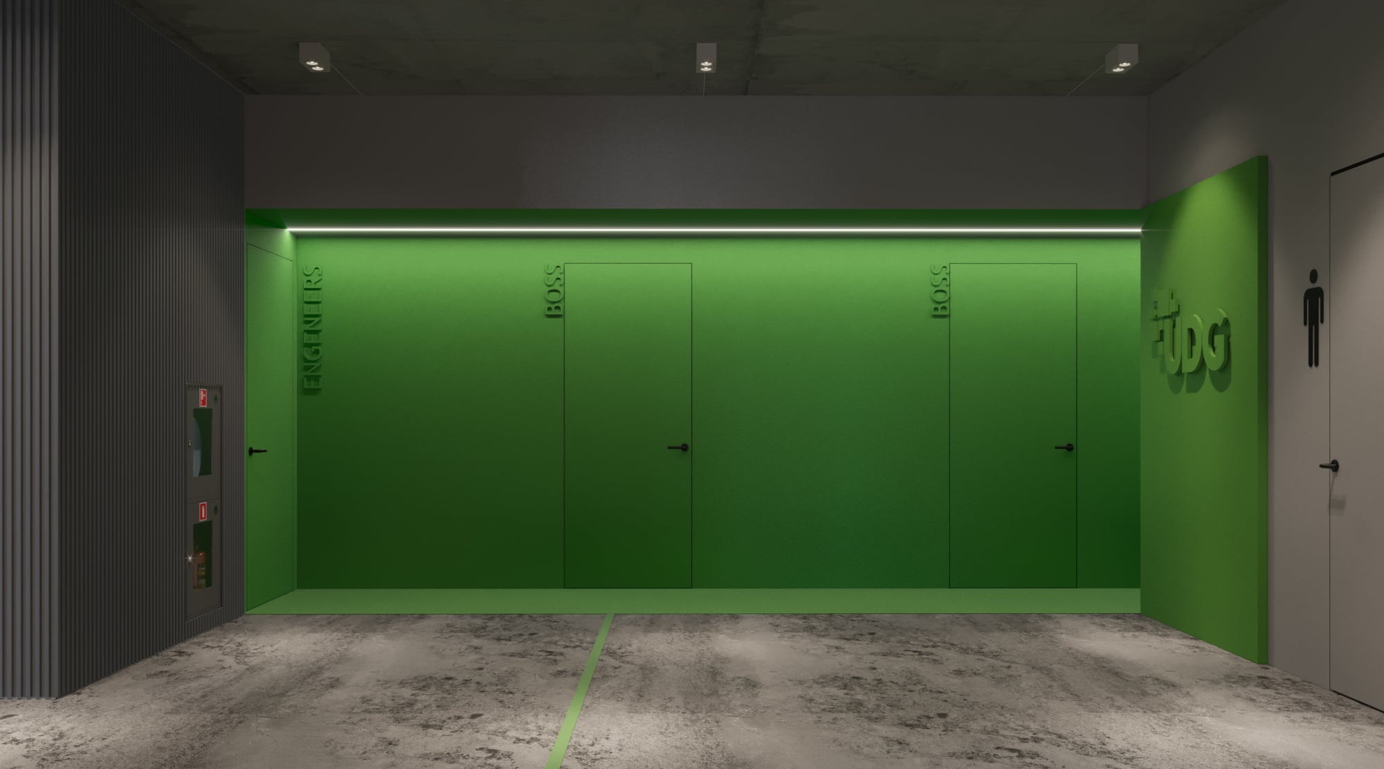 sales department interior
