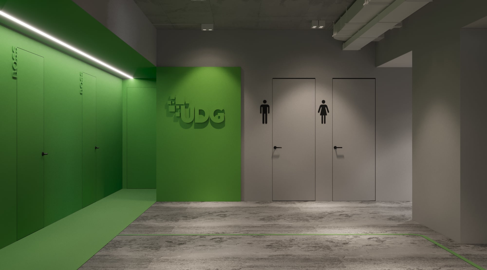 sales department interior