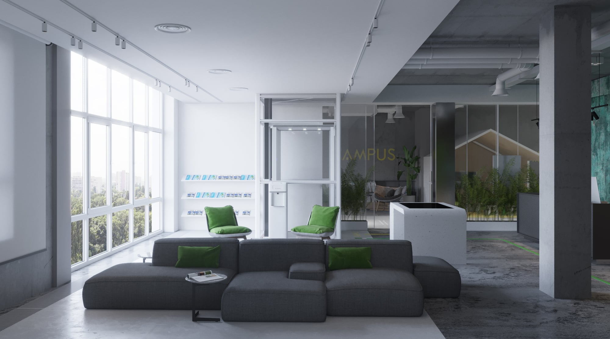sales department interior