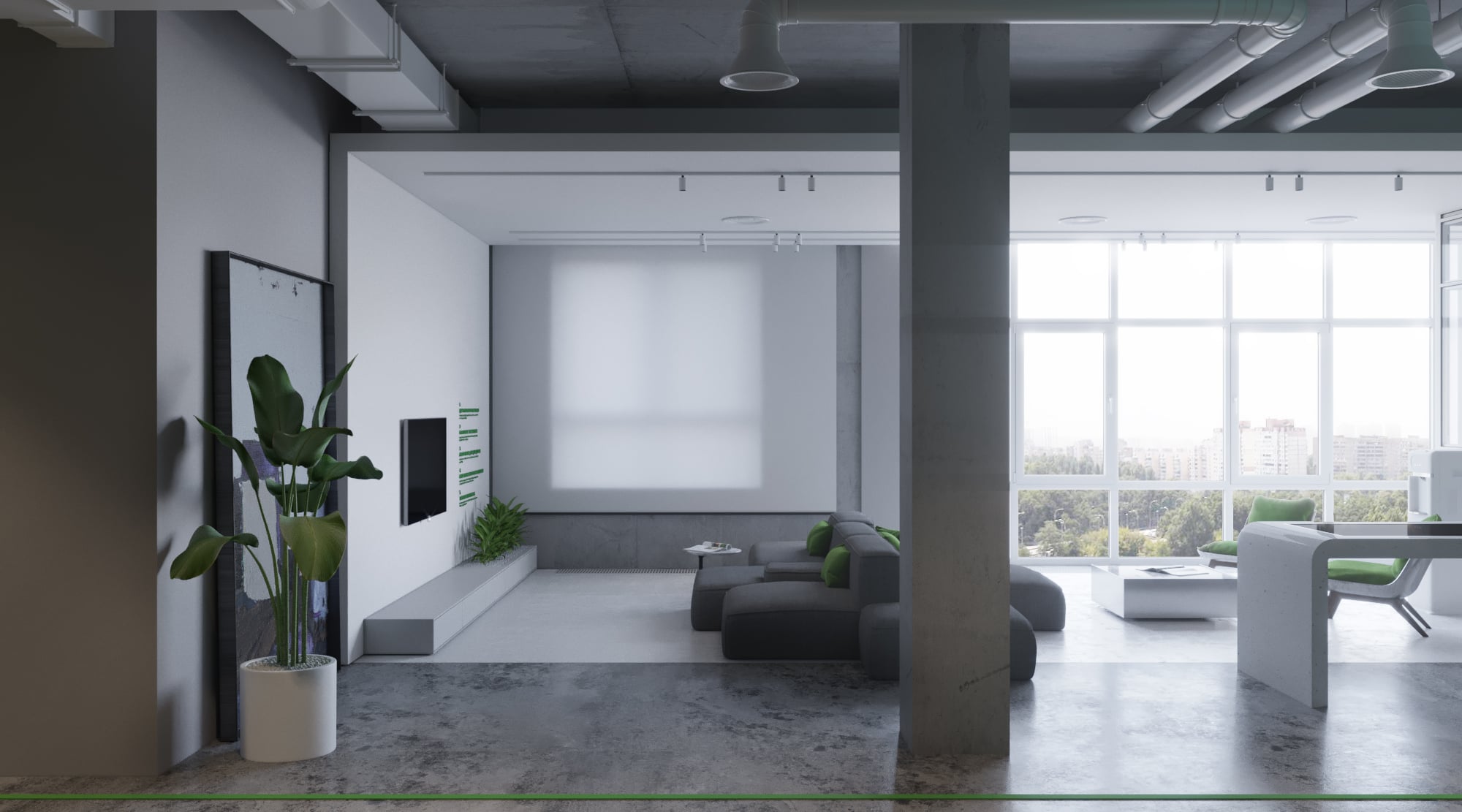 sales department interior